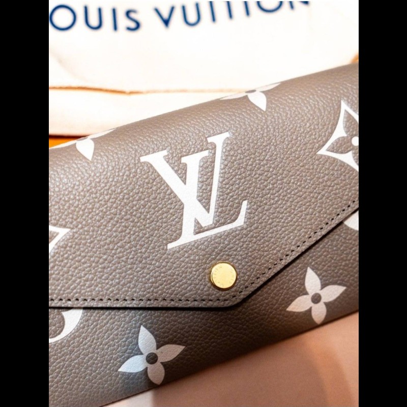 LV Sarah錢包 斑鳩灰色/奶油色 （Louis Vuitton）-7