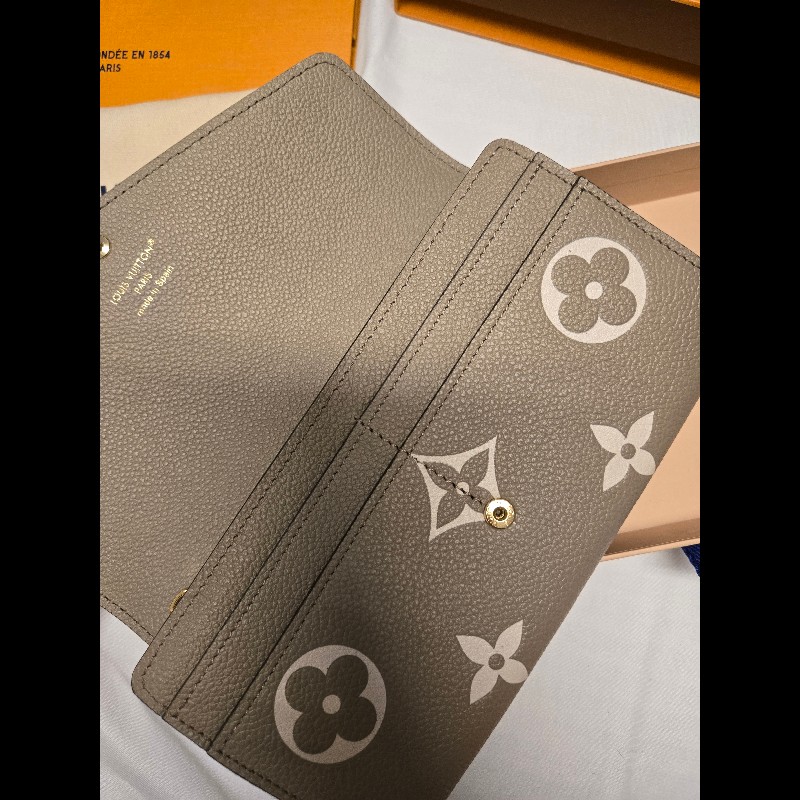 LV Sarah錢包 斑鳩灰色/奶油色 （Louis Vuitton）-14