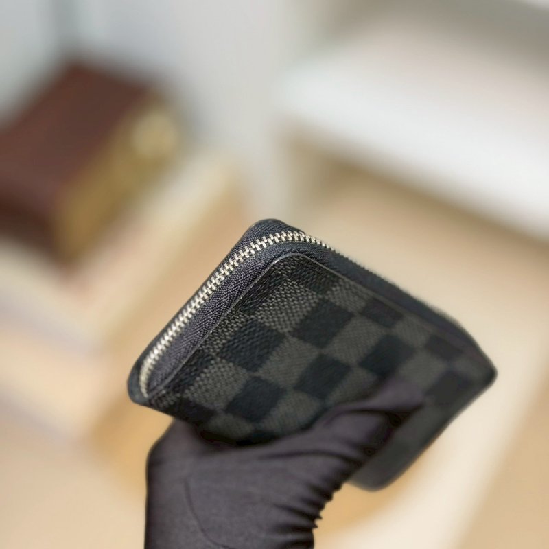 🏷LV.黑棋盤格卡夾零錢包 N63076-10