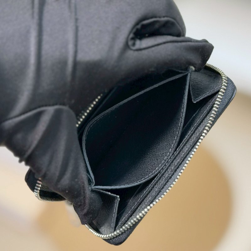 🏷LV.黑棋盤格卡夾零錢包 N63076-18