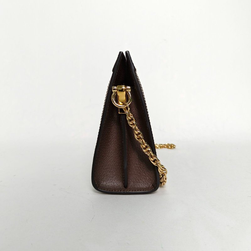 GUCCI Ophidia夾子包小號26老花PVC金扣肩背包-1