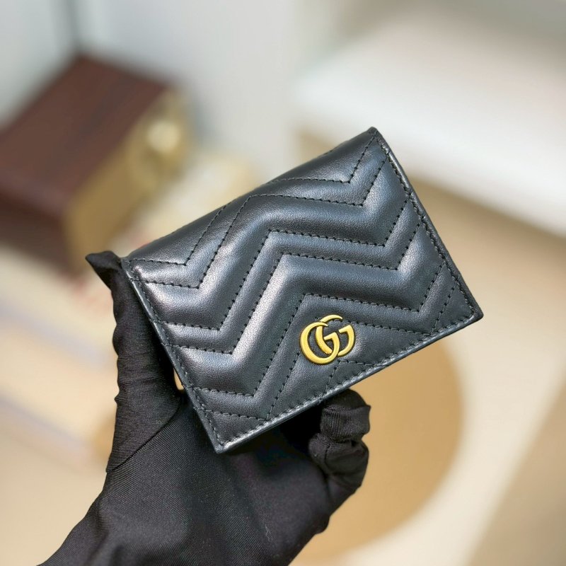 🏷Gucci．Marmont 對開短夾-0