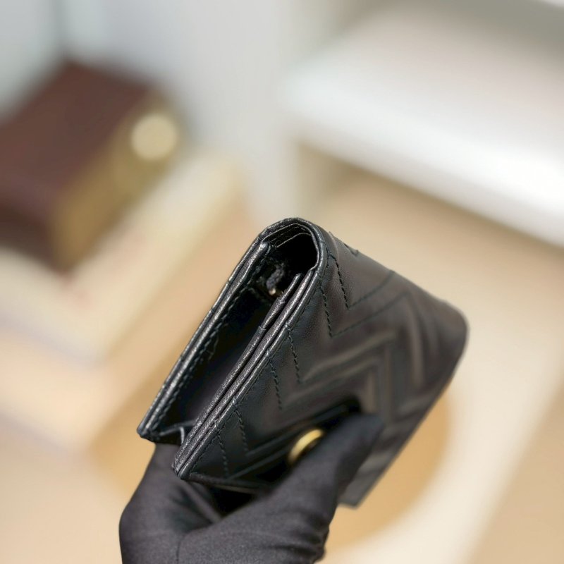 🏷Gucci．Marmont 對開短夾-8