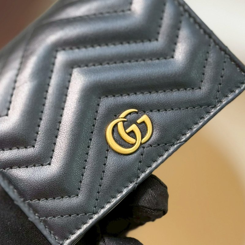 🏷Gucci．Marmont 對開短夾-14