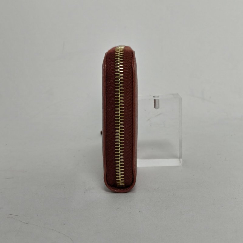 FENDI 粉色牛皮錢包肩背包-3