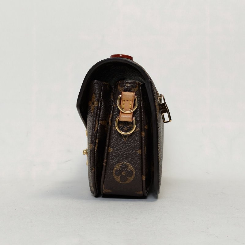 LOUIS VUITTON MetisPochetteEastWest橫版郵差包老花PVC金扣晶片肩背包-3