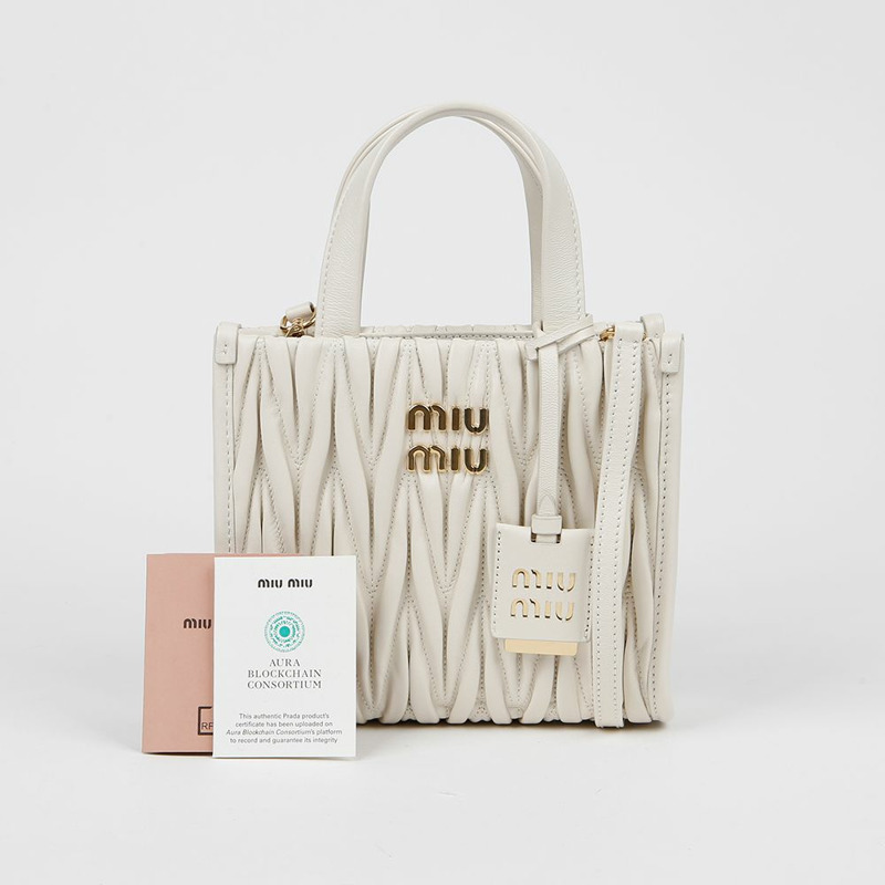 MIU MIU 5BA277 Logo 手提單肩包-0