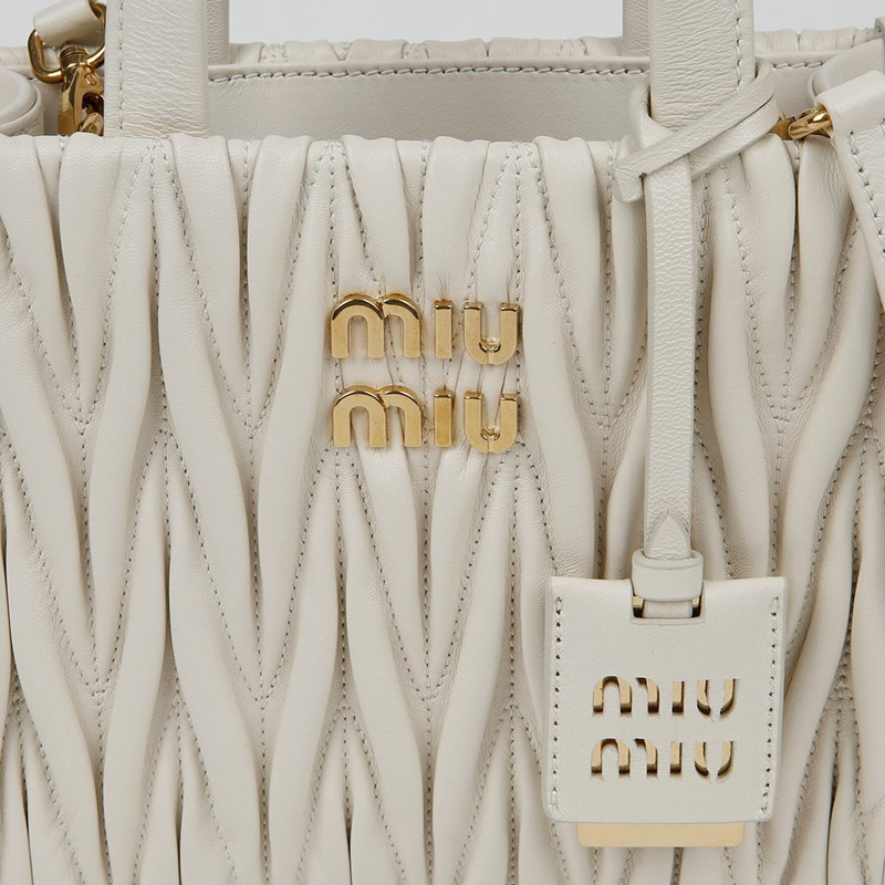 MIU MIU 5BA277 Logo 手提單肩包-2