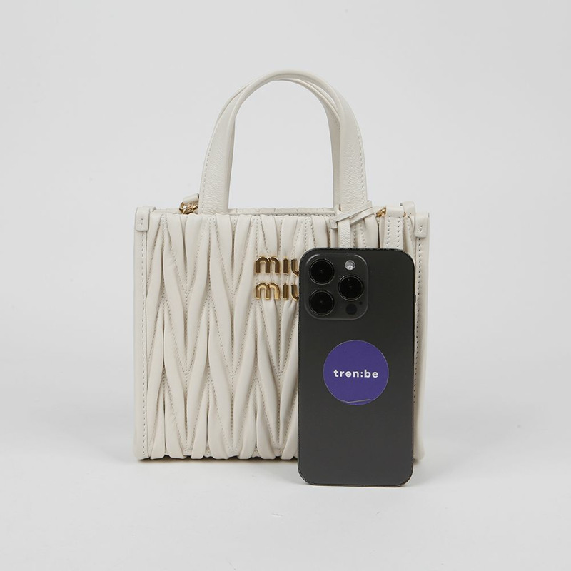 MIU MIU 5BA277 Logo 手提單肩包-7