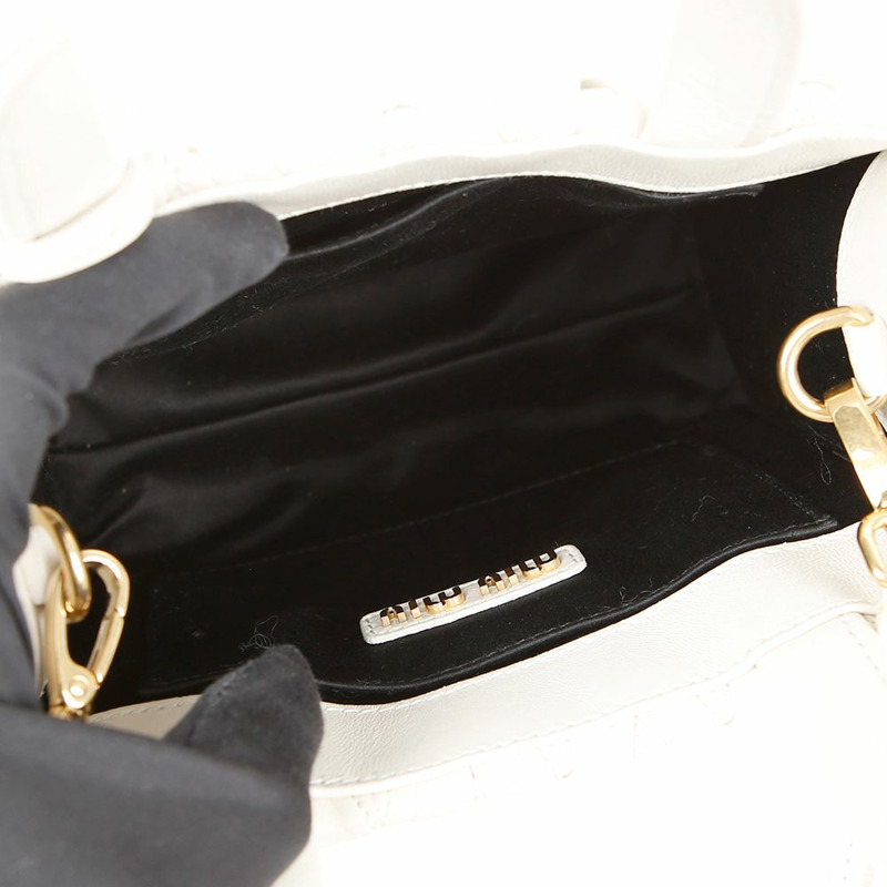 MIU MIU 5BA277 Logo 手提單肩包-8