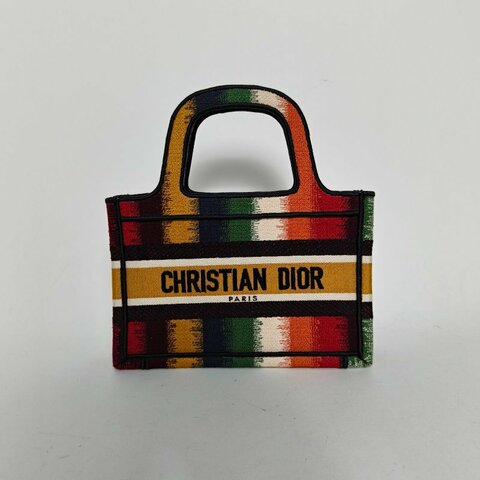 DIOR BookTote迷你21.5彩色帆布2021肩背包