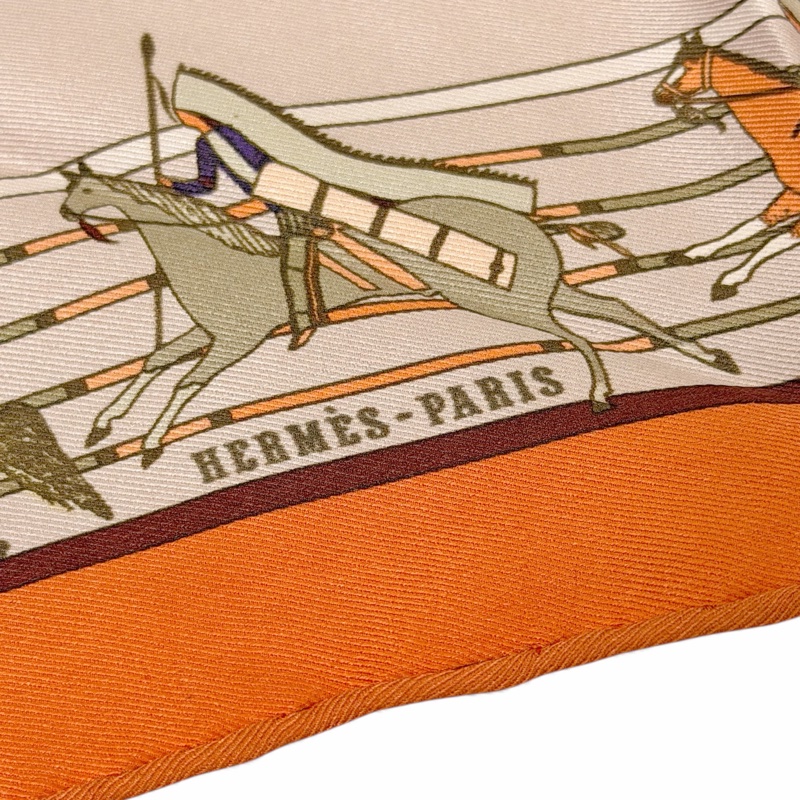 🍒Hermes Pani La Shar Pawnee Skilk Scarf三角 /2F251117-1-8