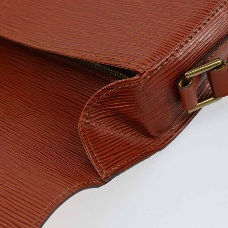 【日本直送】路易威登 Epi Saint Cloud GM 肩背包 棕色 M52193 LV Auth ep11757-8