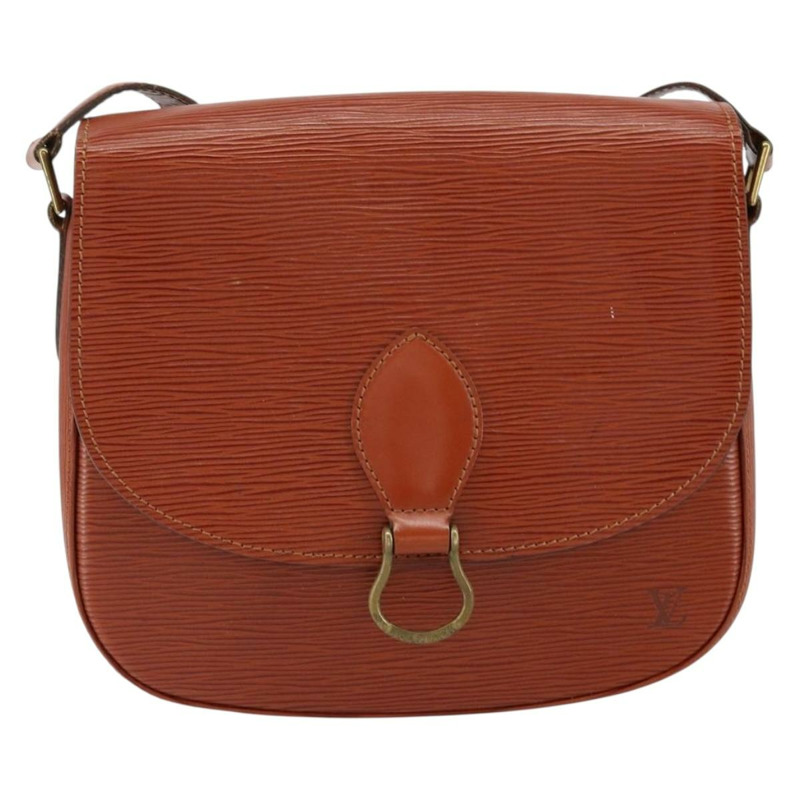 【日本直送】路易威登 Epi Saint Cloud GM 肩背包 棕色 M52193 LV Auth ep11757-12