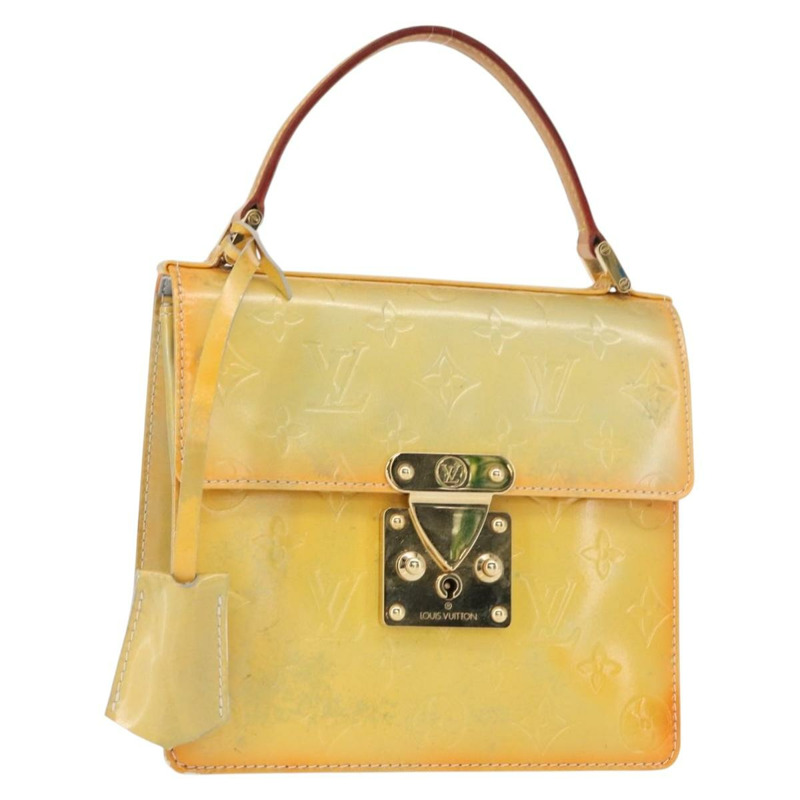 【日本直送】路易威登 Monogram Vernis Spring Street 手提包 灰色 M91029 LV 正品 152515-0