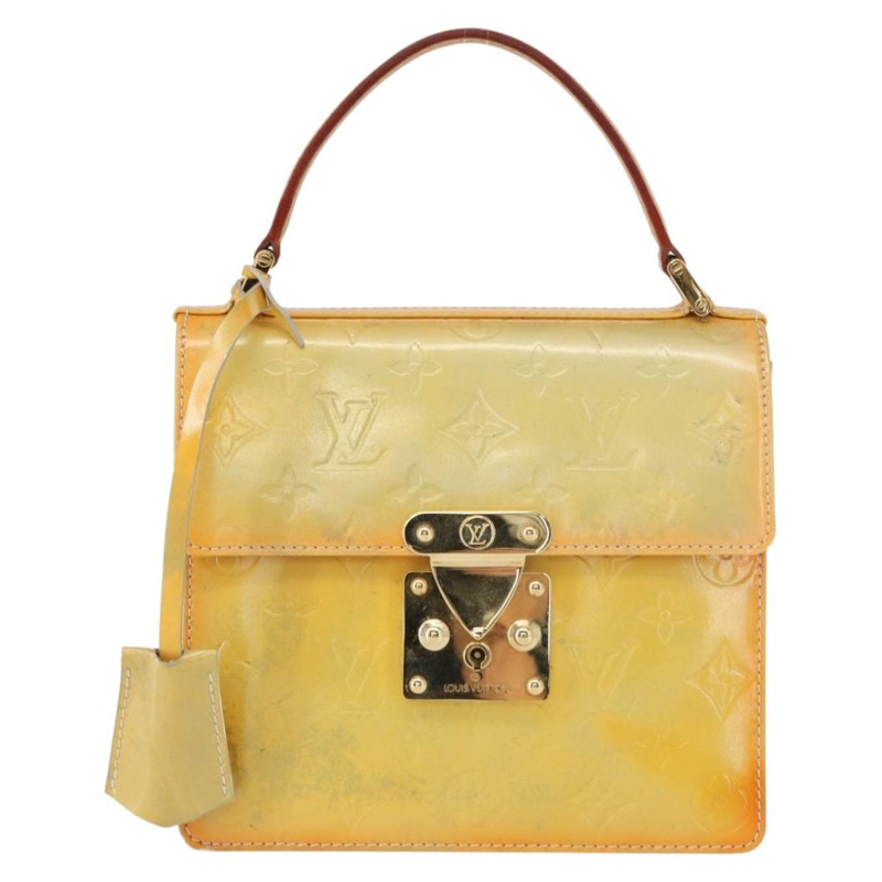 【日本直送】路易威登 Monogram Vernis Spring Street 手提包 灰色 M91029 LV 正品 152515-12