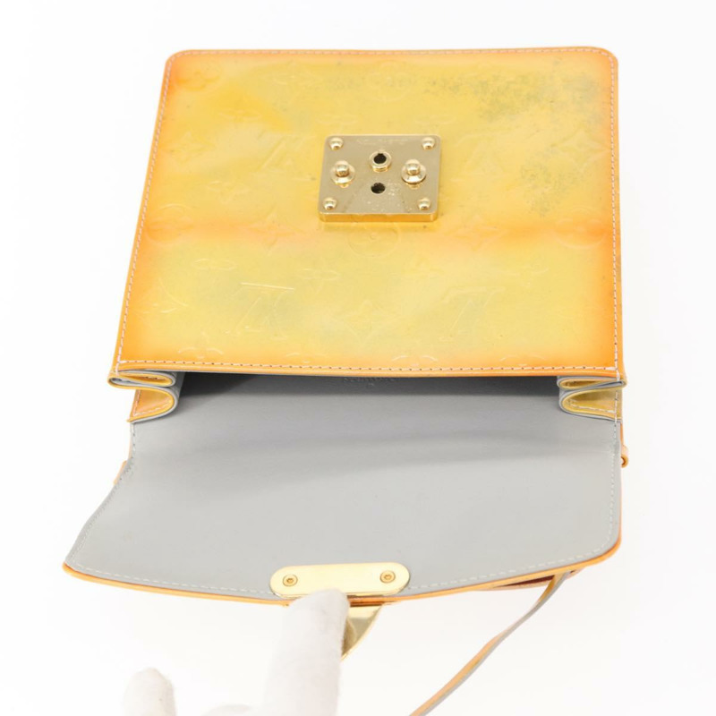 【日本直送】路易威登 Monogram Vernis Spring Street 手提包 灰色 M91029 LV 正品 152515-17