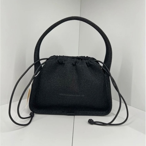Alexander Wang Ryan 針織 托特包 黑色/灰色