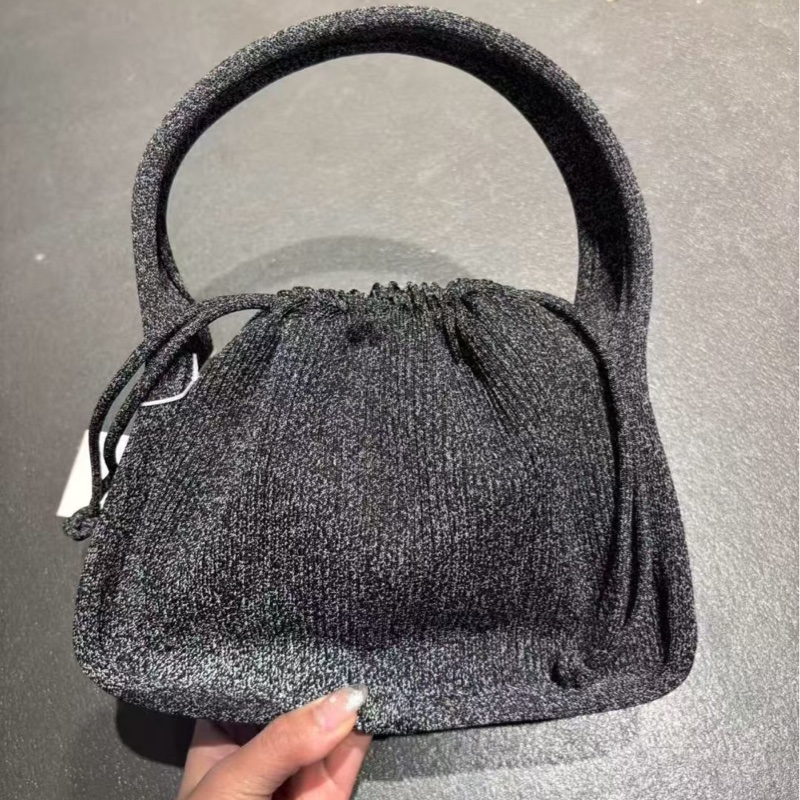 Alexander Wang Ryan 針織 托特包 黑色/灰色-3