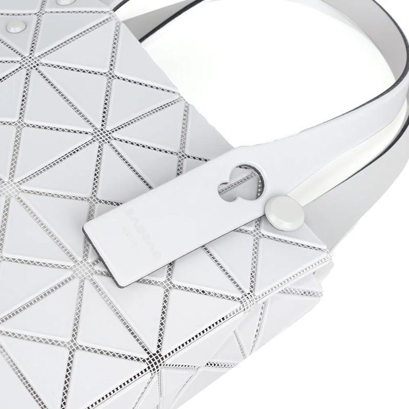 BAO BAO Prism Plus 5X4 霧面迷你手提包(淺灰色)-5