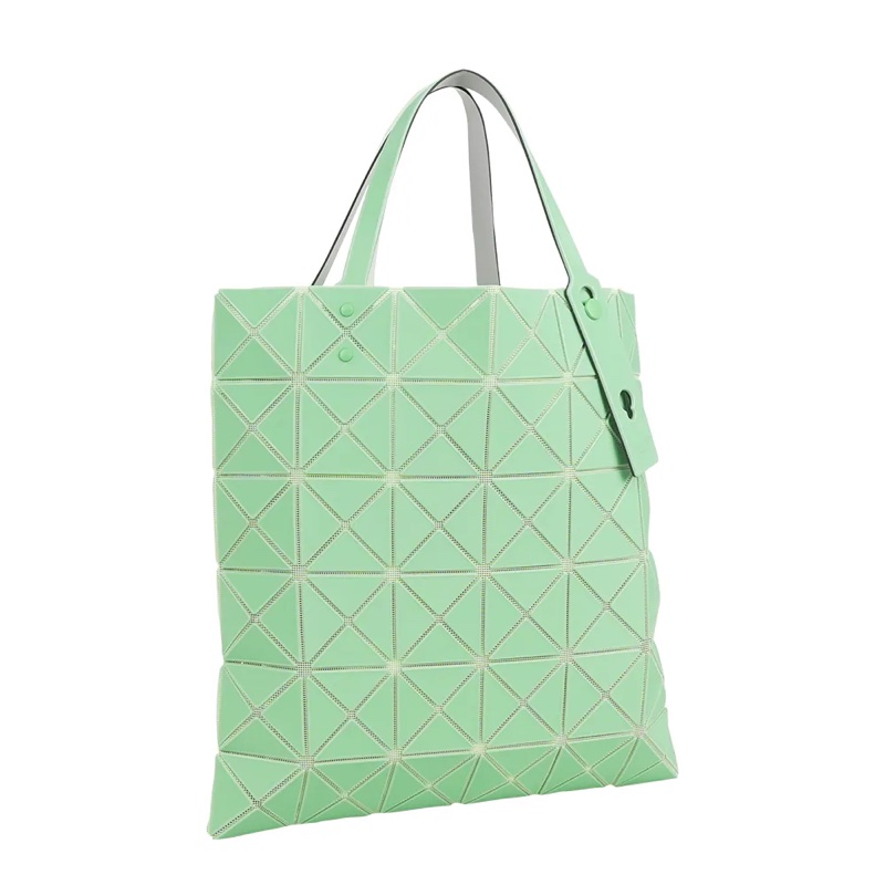 BAO BAO LUCENT 6x6 霧面雙色托特包(淺綠色/綠色)-1