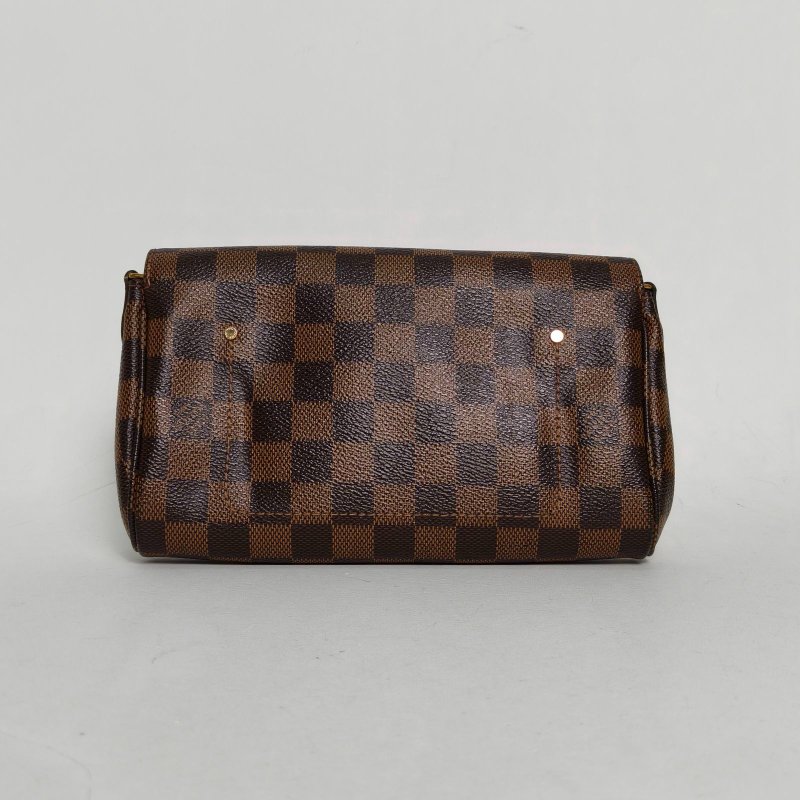 LOUIS VUITTON Favorite小號24棕色棋盤格PVC2014肩背包-2