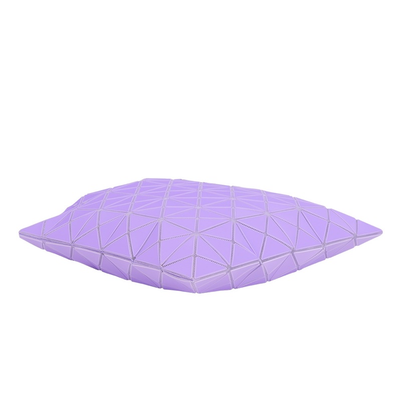 BAO BAO LUCENT 6x6 霧面雙色托特包(淺紫色/紫色)-3