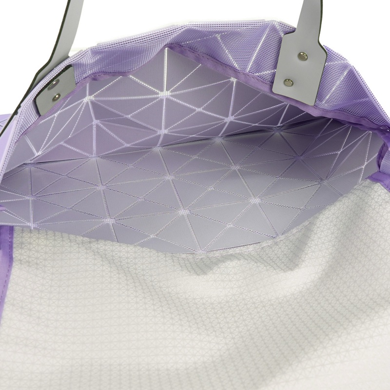 BAO BAO LUCENT 6x6 霧面雙色托特包(淺紫色/紫色)-6