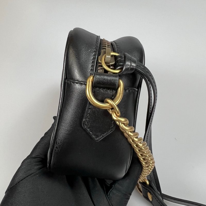 GUCCI 448065 黑Marmont相機包 18CM-3