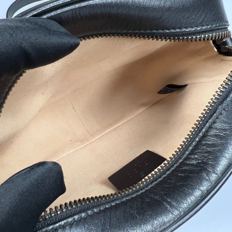 GUCCI 448065 黑Marmont相機包 18CM-5