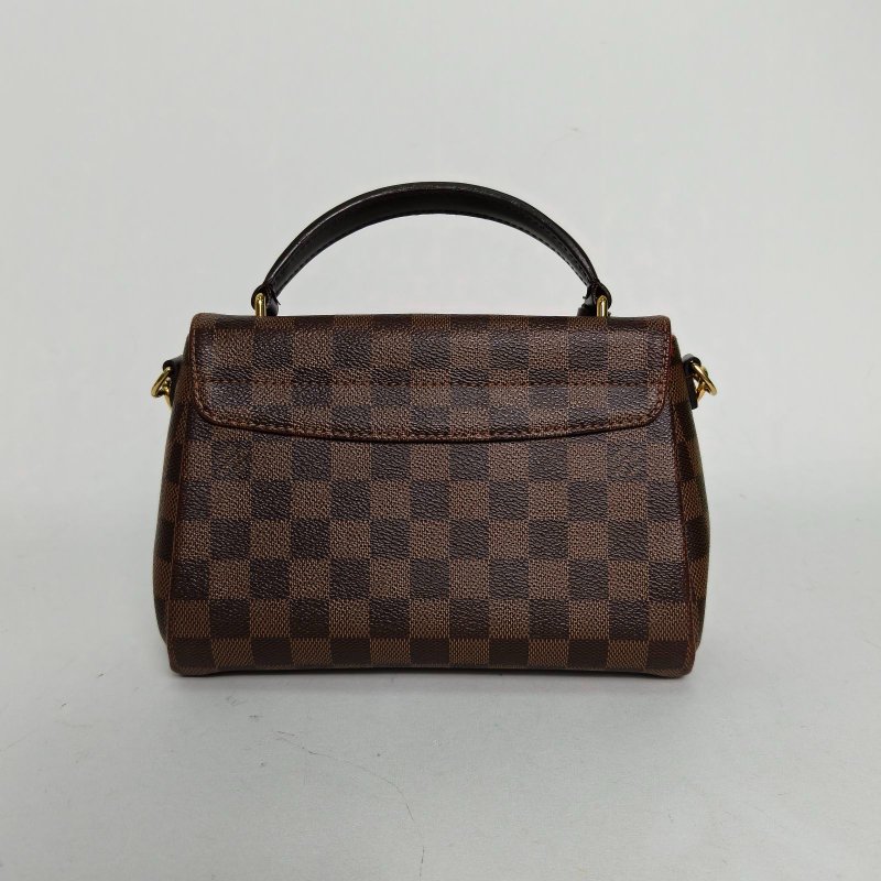 LOUIS VUITTON Croisette手柄郵差包棕色棋盤格PVC金扣2018肩背包-2