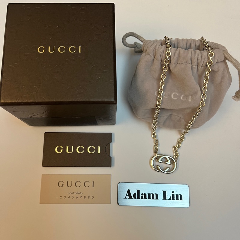 Gucci 經典雙G項鍊-1