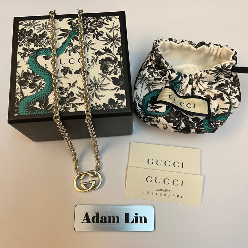 Gucci 經典雙G項鍊-1
