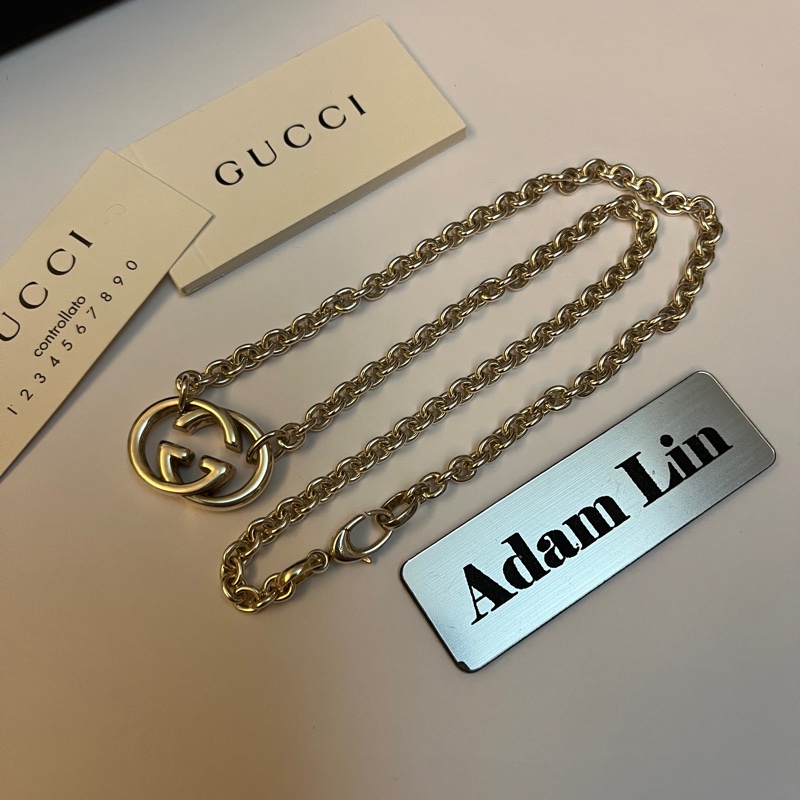 Gucci 經典雙G項鍊-3