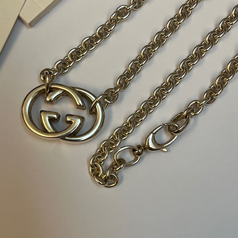 Gucci 經典雙G項鍊-5