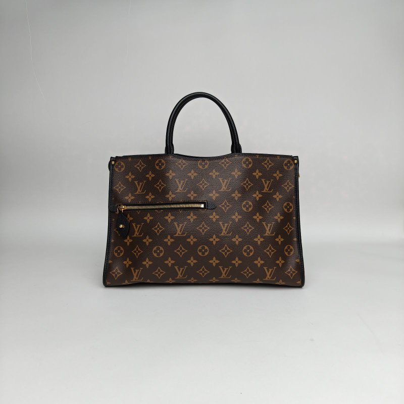 LOUIS VUITTON 拼色帆布金扣2018POPINCOURT通勤包手提包37肩背包-0