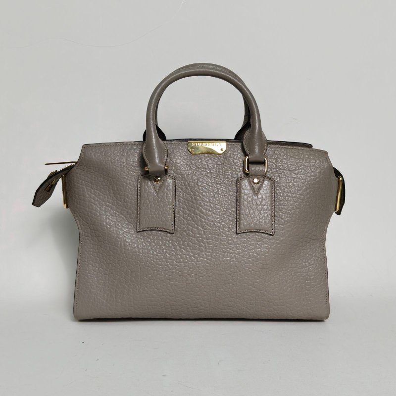 Burberry 灰色牛皮單肩包肩背包-0