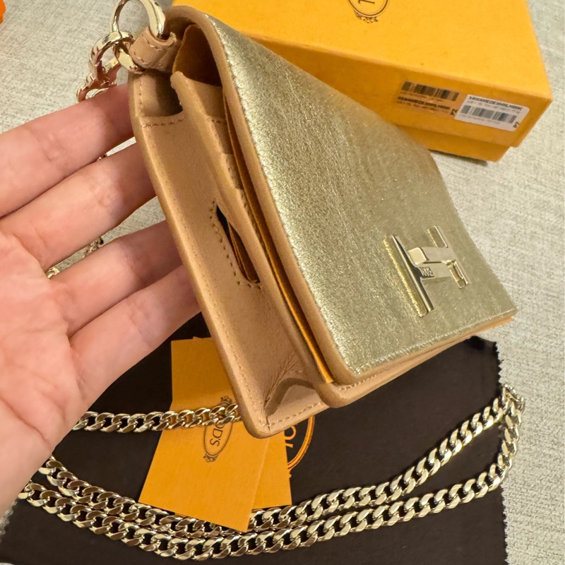 Tods Woc 斜背鏈包 全新-1