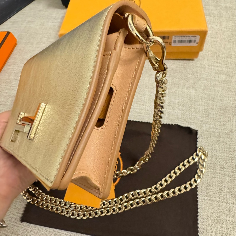 Tods Woc 斜背鏈包 全新-2