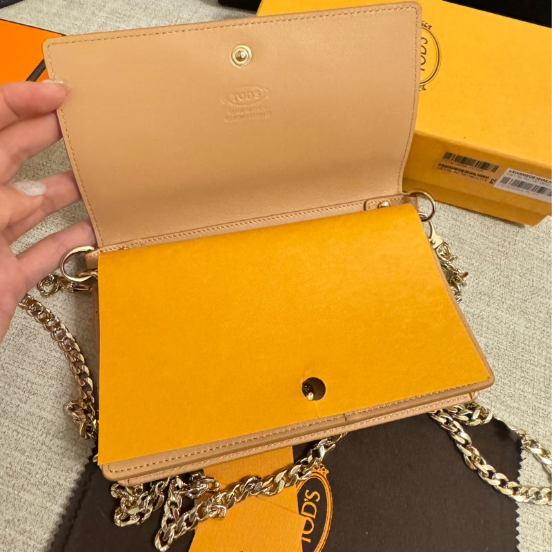 Tods Woc 斜背鏈包 全新-8