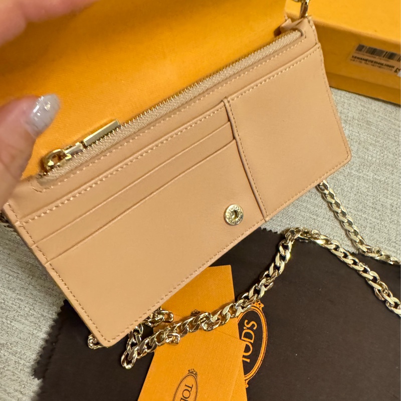 Tods Woc 斜背鏈包 全新-17