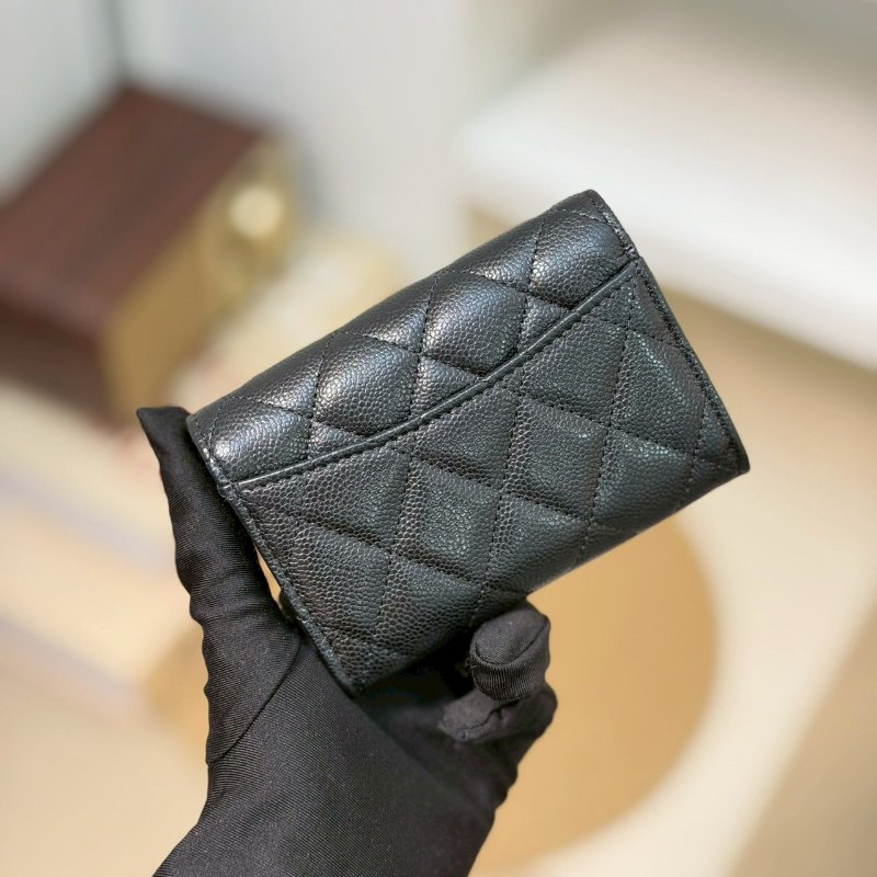 🏷Chanel.Coco 零錢卡包 荔枝牛 芯片款 新款/客人寄賣-1