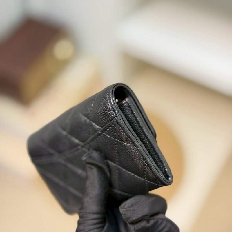 🏷Chanel.Coco 零錢卡包 荔枝牛 芯片款 新款/客人寄賣-11