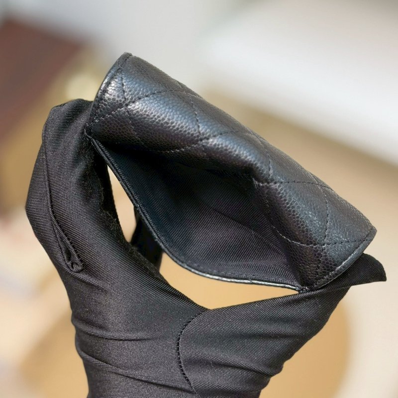 🏷Chanel.Coco 零錢卡包 荔枝牛 芯片款 新款/客人寄賣-19