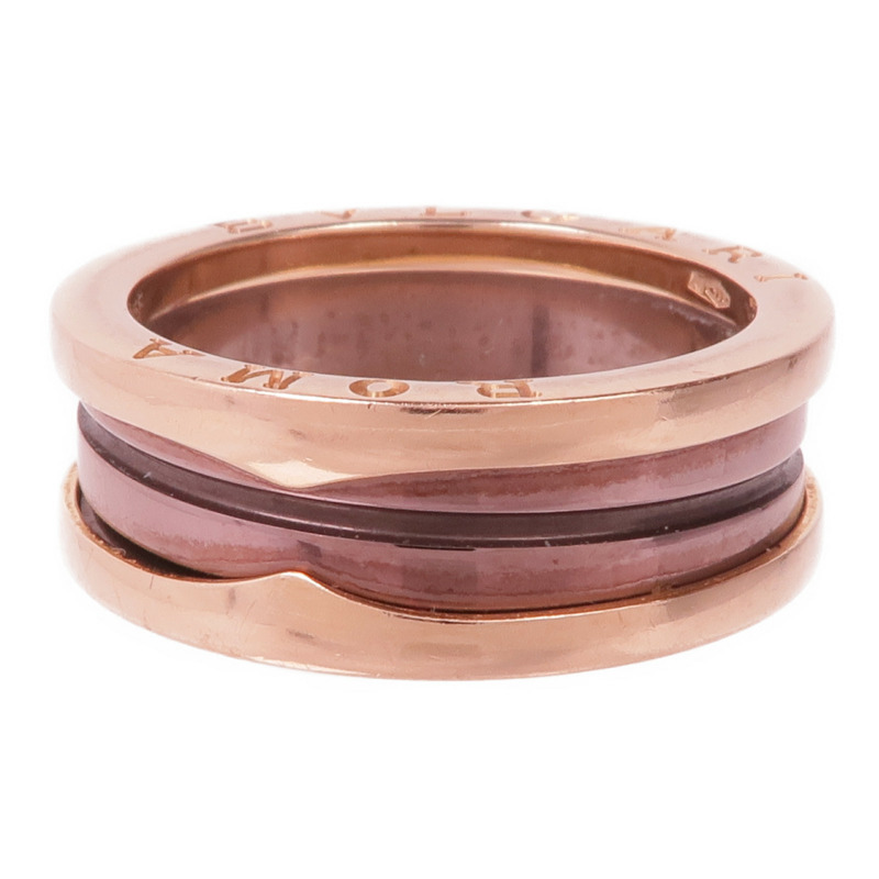 BVLGARI 18K玫瑰金/金屬B.zero1 Ring戒指Bvlgari#62/US#9.75-2