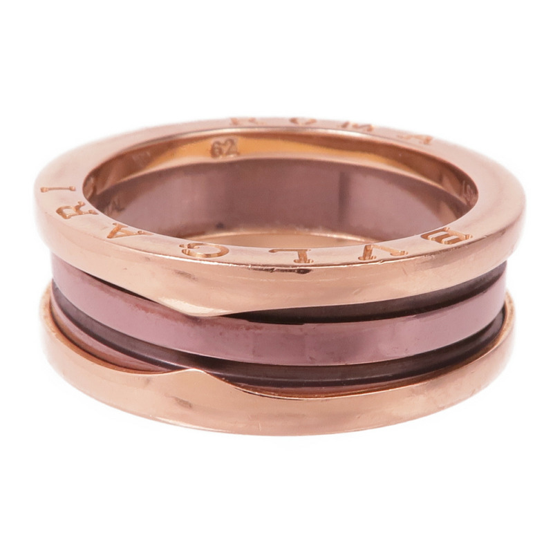 BVLGARI 18K玫瑰金/金屬B.zero1 Ring戒指Bvlgari#62/US#9.75-3