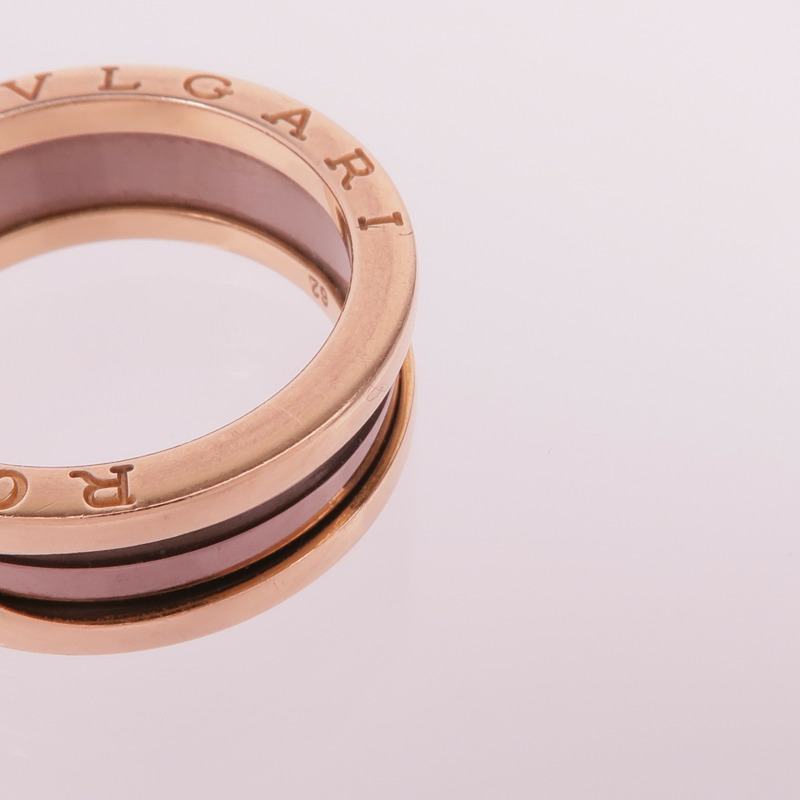 BVLGARI 18K玫瑰金/金屬B.zero1 Ring戒指Bvlgari#62/US#9.75-5