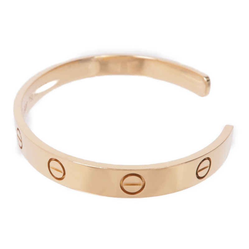 CARTIER 18K黃金Open Love Bracelet手鐲Cartier#18-1