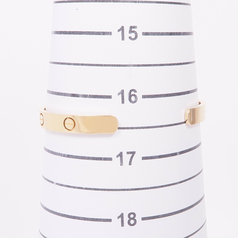 CARTIER 18K黃金Open Love Bracelet手鐲Cartier#18-8