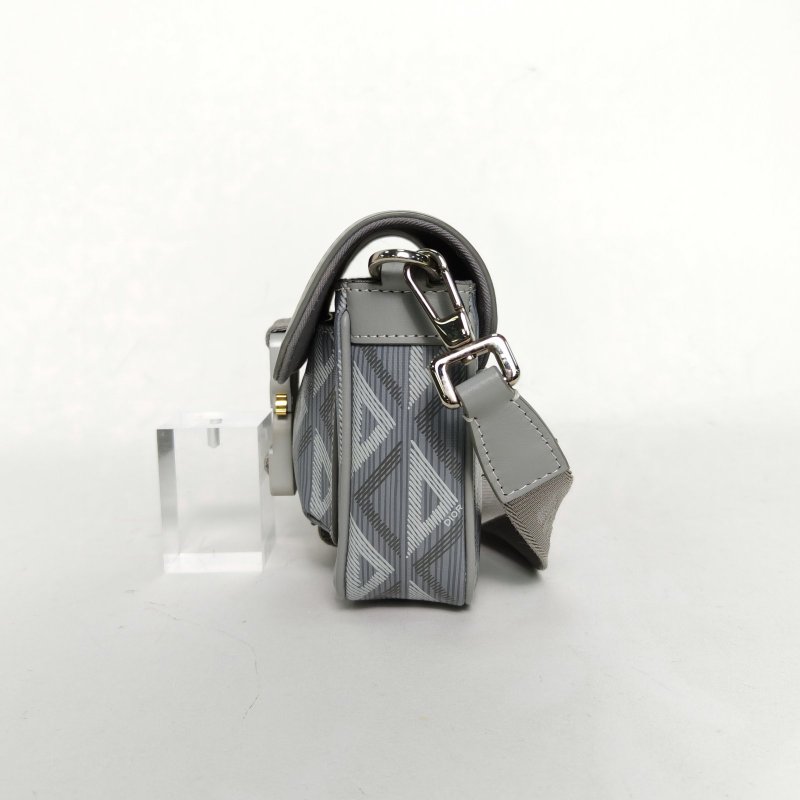 DIOR 灰色PVC銀扣2022HITTHEROAD相機包肩背包-1